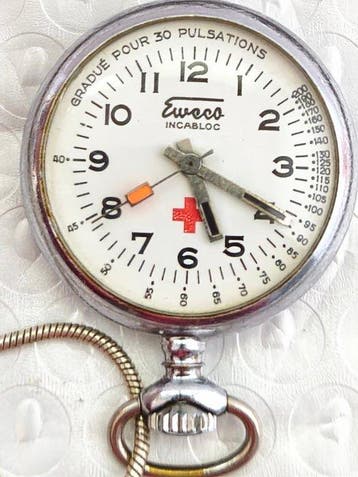 Eweco - Vintage Swiss medical pocket watch - heart rate, Nieuw