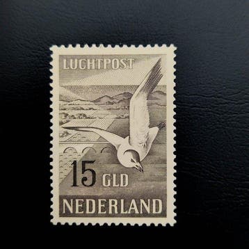 Pays-Bas 1951 - Lettre aérienne Meeuw 15G et 25G - Neuf -, Gestempeld