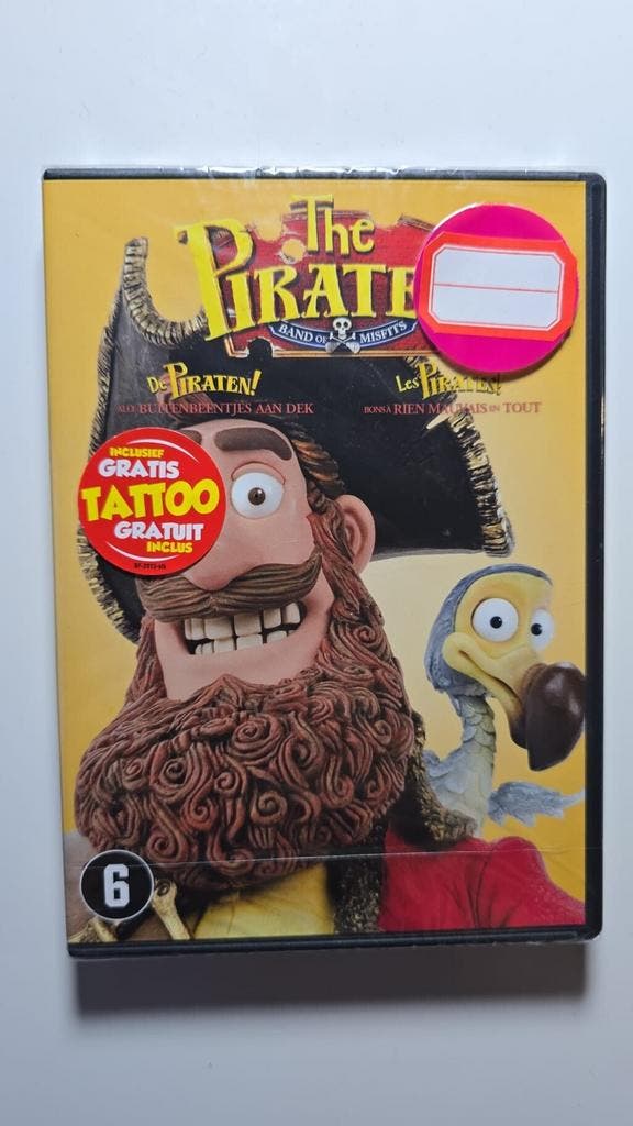 THE PIRATES! BAND OF MISFITS (IN SEAL) (DVD), Cd's en Dvd's, Dvd's | Overige Dvd's, Gebruikt