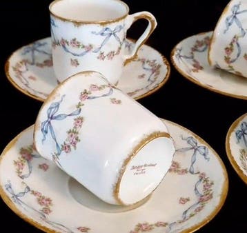 Theodore Haviland France - Koffieservies voor 6 - Porselein