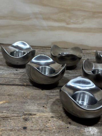 Georg Jensen - Helle Damkjær - Kaarsenhouder Bloom (6) -