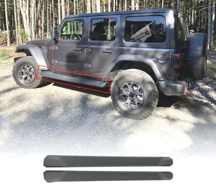 MARCHES-PIEDS JEEP WRANGLER 18-24 NOIR, Autos : Pièces & Accessoires, Carrosserie & Tôlerie, Envoi