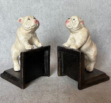 Boekensteunen - Gietijzer - Honden