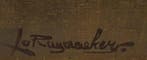 L. Ruymaekers - Stiilleven met jeneverfles, Antiquités & Art, Art | Peinture | Classique