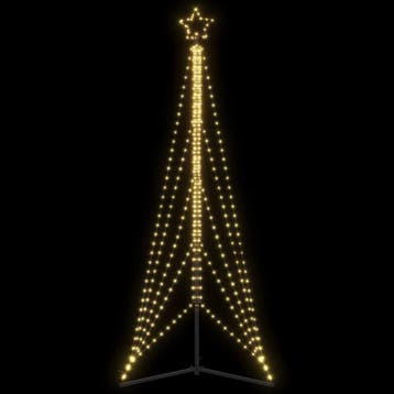 vidaXL LED-kerstboom 525 LEDs warm wit 302 cm, Verzenden, Nieuw