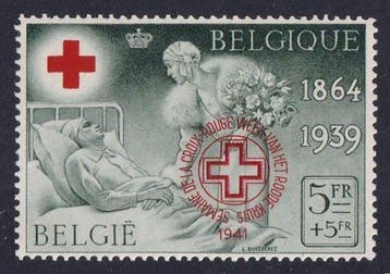 België 1941 - Grote Postzegelfoor zegel ZONDER nummer -, Postzegels en Munten, Postzegels | Europa | België, Gestempeld