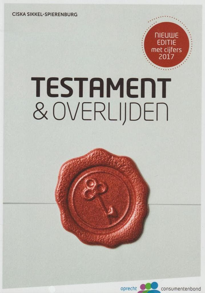 Testament & overlijden 9789059513785, Boeken, Wetenschap, Zo goed als nieuw, Verzenden