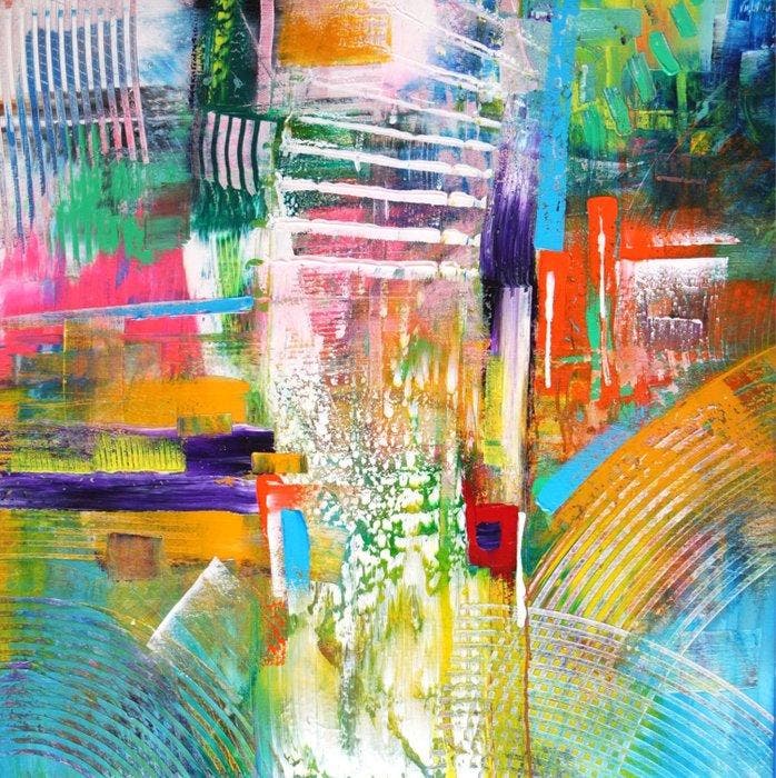 Ion Sheremet - A Happy Day In Provence, Antiek en Kunst, Kunst | Schilderijen | Modern