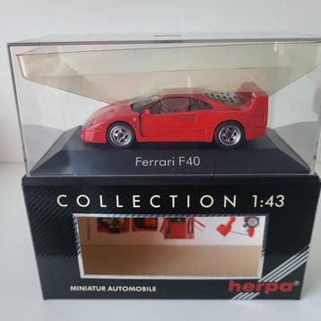 Herpa 1:43 - Voiture miniature (3) - Ferrari F40, Ferrari