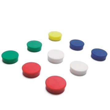 Memomagneten 10 stuks kleuren 30mm, Verzenden, Nieuw