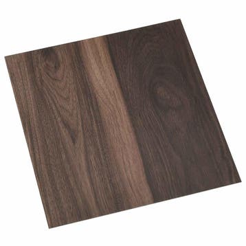 vidaXL Zelfklevende Vloerplanken Donkerbruin 30,5 x 30,5 cm, Verzenden