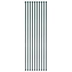 vidaXL Tuinpalen 1,5 m metaal groen 10 st, Verzenden