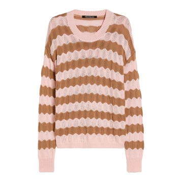 Pennyblack • gestreepte trui pailletten • M, Verzenden, Nieuw, Pennyblack, Roze