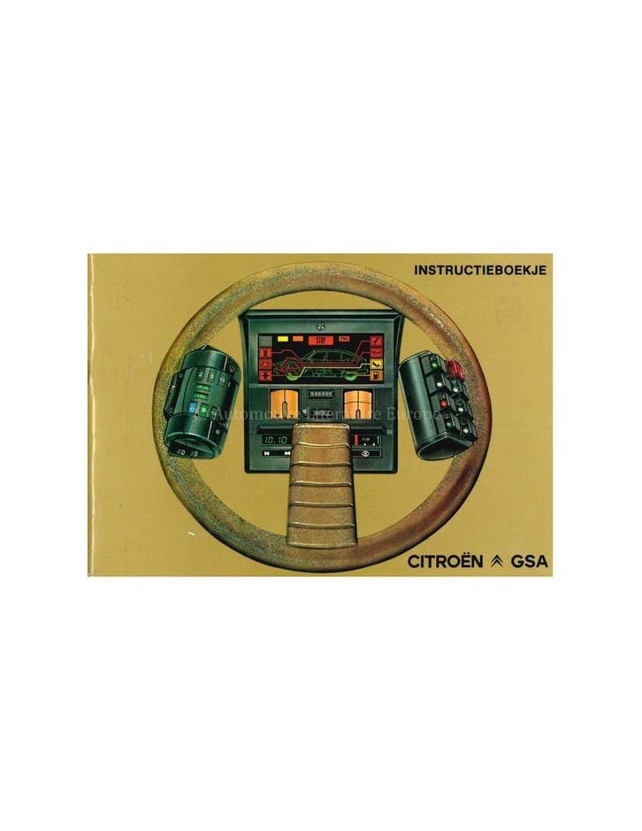 1981 CITROEN GSA INSTRUCTIEBOEKJE NEDERLANDS, Auto diversen, Handleidingen en Instructieboekjes, Ophalen of Verzenden