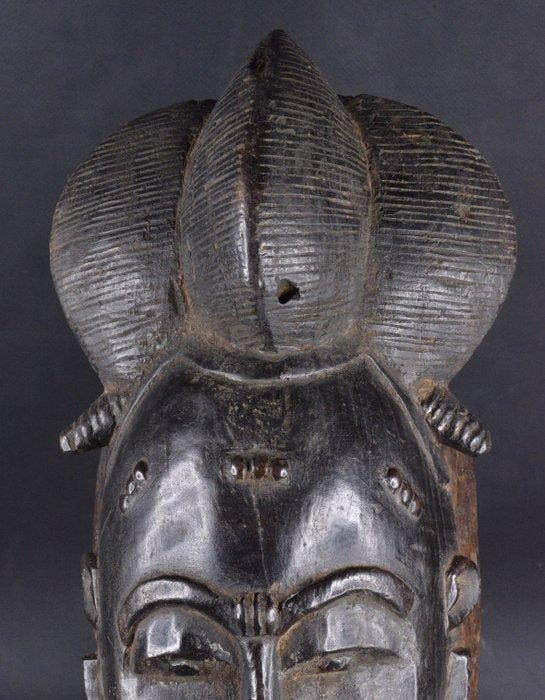 Masque Mblo - Baule - Ivoorkust, Antiek en Kunst, Kunst | Niet-Westerse kunst