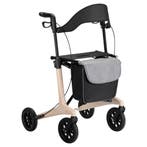 MultiMotion Carbon rollator met softwielen - Maat L - Beige, Ophalen of Verzenden