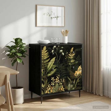vidaXL Ladekast RHENEN Tropisch jungleprint 66 x 36,5 x 76, Huis en Inrichting, Verzenden, Nieuw