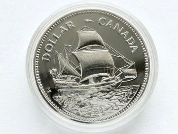 Canada. 1 Dollar 1979 - Zilver -300 Jaar Le Griffon
