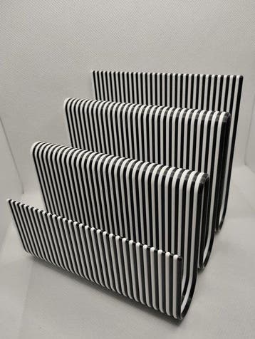 Tijdschriftenhouder - ABS - tweekleurig tijdschriftrek