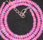 Halsketting met natuurlijke opaal AAA roze- 10 g - (1)
