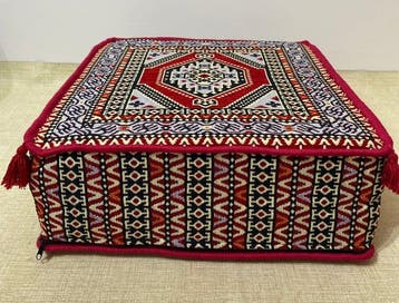 Coussin ottoman - Kelim - 60 cm - 60 cm