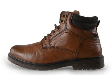 Nelson Veterboots in maat 43 Cognac, Kleding | Heren, Schoenen, Overige kleuren, Verzenden, Boots, Zo goed als nieuw