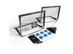 Veiling - Pop-up Voetbaldoel Goal Master - Set van 2 - Zwart, Sport en Fitness, Nieuw