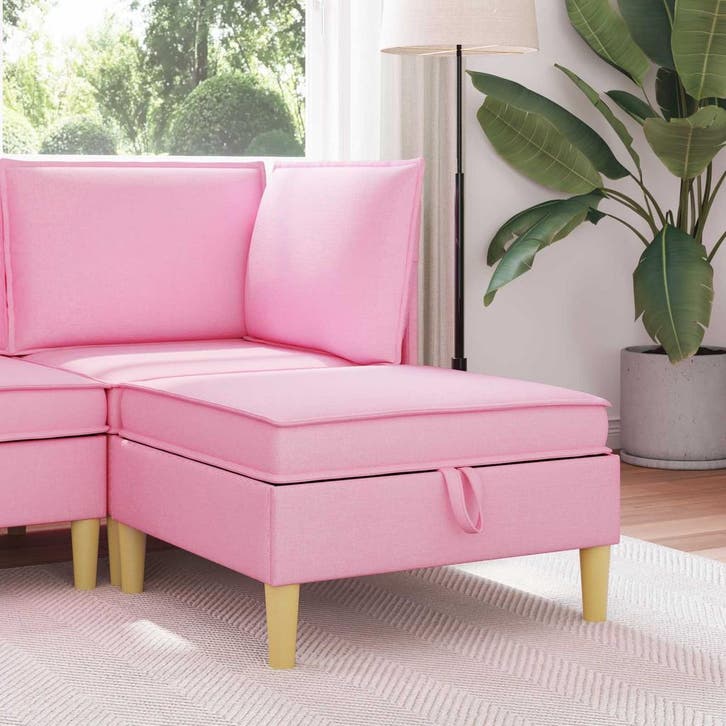 vidaXL Sofa met opslag Stof, Huis en Inrichting, Zetels | Zetels, Nieuw, Verzenden