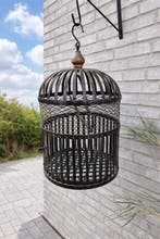 Cage à oiseaux - Métal - cage à oiseaux en métal lourd, Antiquités & Art