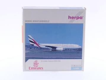Schaal 1:500 Herpa 508445 Emirates - Airbus A330-200 Reg...., Ophalen of Verzenden