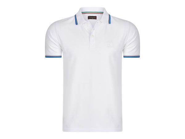 Veiling - Cappuccino Italia Polo Applique Pique - Wit - S, Kleding | Heren, T-shirts