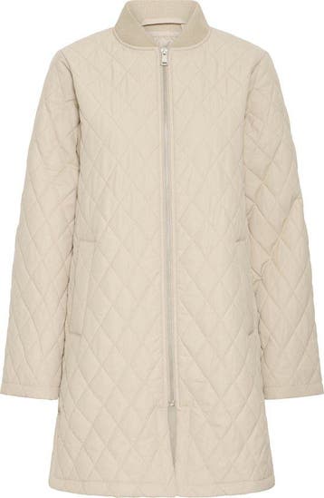 b.young BYBETIO COAT - Dames Jas - Maat 38 creme (Jassen), Verzenden, Nieuw