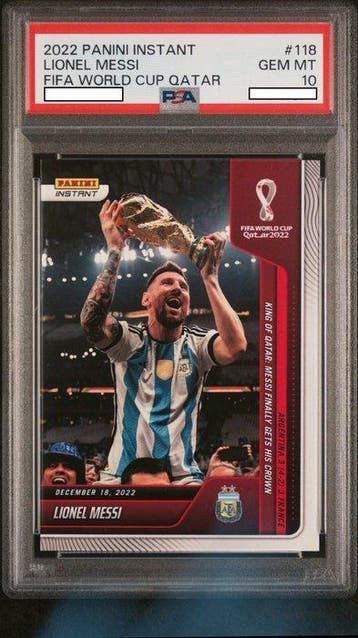 2022 Panini Instant Lionel Messi #118 - Fifa World Cup