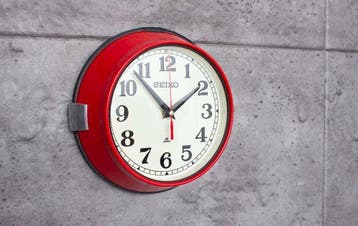 Horloge murale - Seikosha CO. LTD Seiko - Acier, Bakélite,, Antiquités & Art