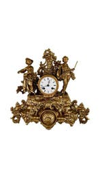 Figurale pendule - Zinklegering - 1850-1900