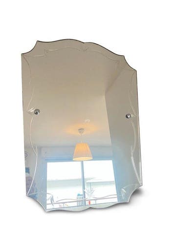 Wandspiegel - Glas - Franse Art Deco