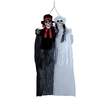 Halloween Hangdecoratie Bruid En Bruidegom 90cm, Verzenden