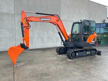 Online veiling - Doosan - 2019 - DX55-9CN -, Ophalen