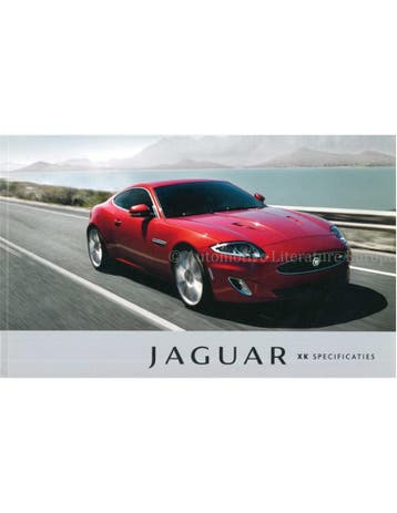 2011 JAGUAR XK SPECIFICATIES BROCHURE ENGELS, Ophalen of Verzenden