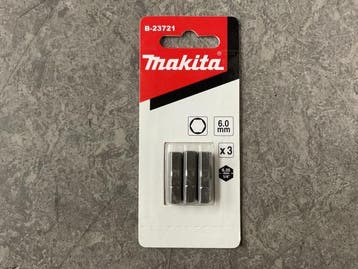 Veiling - 10x Makita schroefbit 3-pack B-23721 H6x25 mm