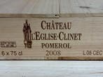 2008 Château L’Eglise-Clinet - Pomerol - 6 Bouteilles (0,75, Nieuw