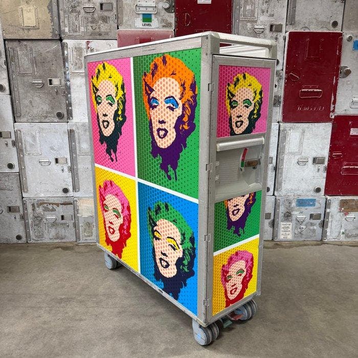 Driessen / Zodiac / Safran - Trolleys van, Antiek en Kunst, Antiek | Wandborden en Tegels