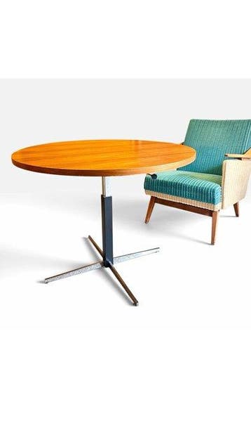 Tackemat - Middentafel - Teak, Chroom