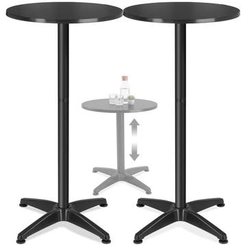 Aluminium bistrotafel Frederic Ø 60 cm, Verzenden