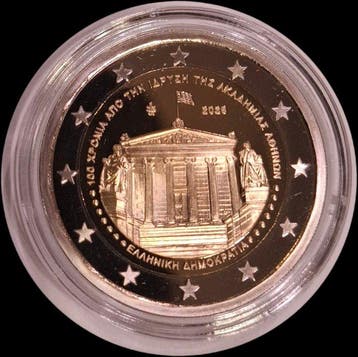 Griekenland. 2 Euro 2026 100 years from the foundation of