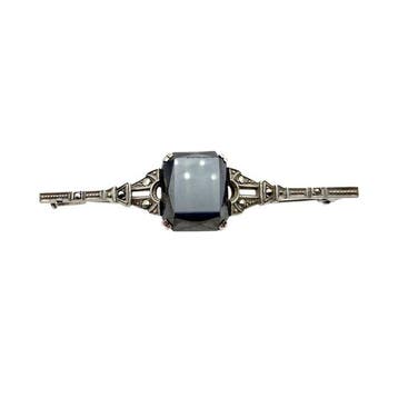 Zilver - Broche - Art Deco
