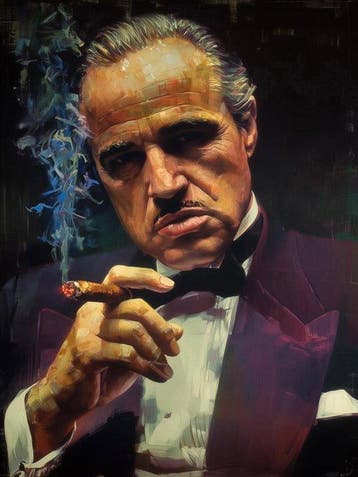 Canvas Fit - Alberto Ricardo - “El Padrino: Poder y, Verzamelen, Nieuw
