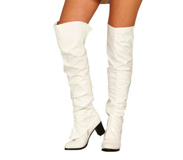 Witte Laarzen 63cm, Verzenden, Nieuw