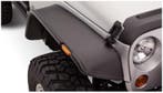 Bushwacker 07-18 Jeep Wrangler Flat Style Flares 2pc - Black, Auto-onderdelen, Ophalen of Verzenden, Nieuw