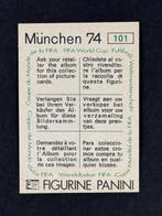 1974 Panini München 74 World Cup #101 Germany BRD - Gerd